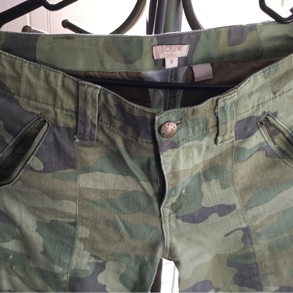 J Crew Camouflage Cargo Pants